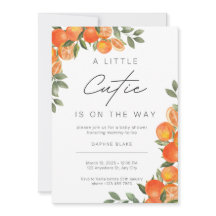 Pequeno Gênero Chá de fraldas Cutil Convite Neutro