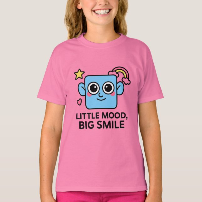 Pequeno humor, Grande Sorriso - Camiseta Bonita Sm (Frente)