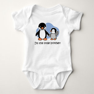 Pequeno Irmão - Camisetas de Pinguim Bebê