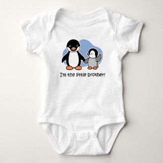 Pequeno Irmão - Camisetas de Pinguim Bebê