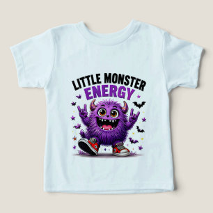 Pequeno Monstro Energia Roxo Divertido de Hallowee