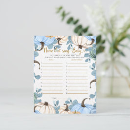 Pequeno nome de abóbora que jogo de chá de fraldas