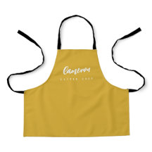 Pequeno nome de chef Personalizado simples Mostard