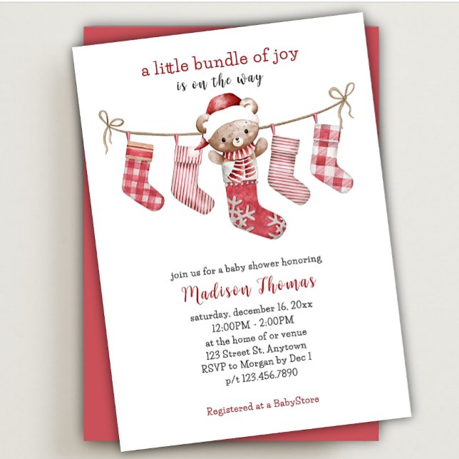 Pequeno pacote de alegria Chá de fraldas do Urso d (Criador carregado)