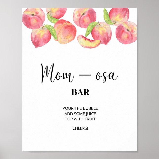 Pequeno pêssego \ Bar Mom-osa Poster (Frente)