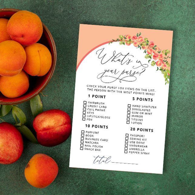 Pequeno Pêssego O que há no seu jogo de Chá de fra (Criador carregado)