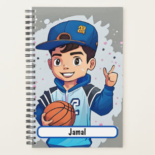 Pequeno Planejador de Baller com Nametag Personali