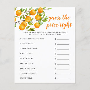 Pequeno Porque O Preço É O Jogo Do Chá de fraldas 