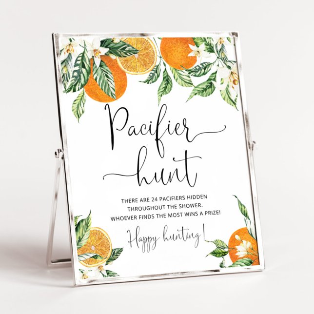 Pequeno Poster de caça de chá de fraldas de Caça P (Criador carregado)