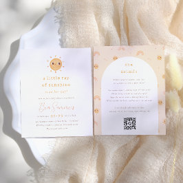 Pequeno Raio Sol Orçamento Chá de fraldas de Garot