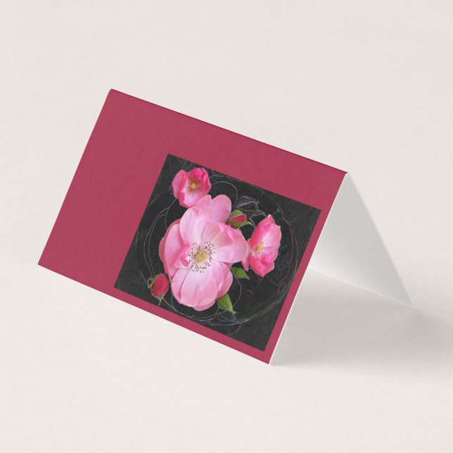 pequeno rosebud abre (Frente)
