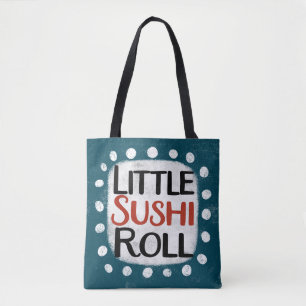 Pequeno Saco Rolo Tote Bag