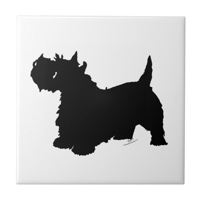 Pequeno Scottie Atento (Frente)