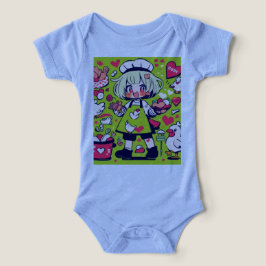 “Pequeno Sol” Bodysuit para Meninas