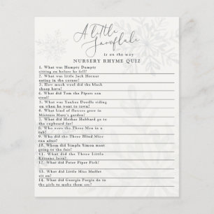 pequeno teste de rima de chá de fraldas de invern