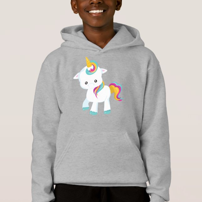 Pequeno Unicórnio, Cute Unicorn, Magia Unicórnio (Frente)