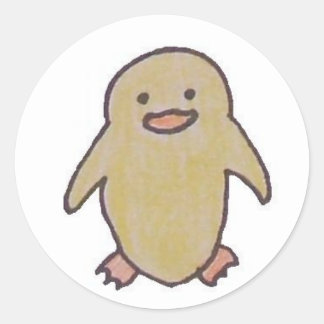 Pequenos adesivos de pato