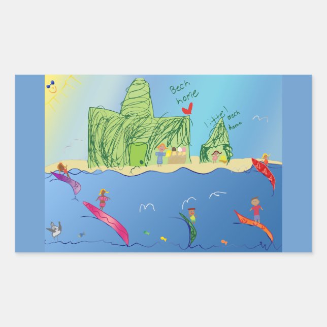 Pequenos adesivos para surfistas (Frente)