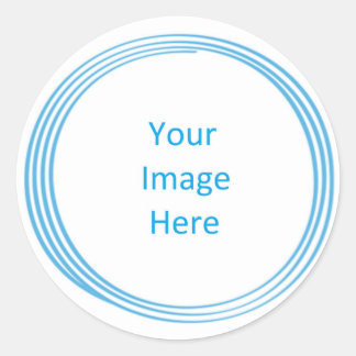 Pequenos adesivos Personalizados do Círculo liso d