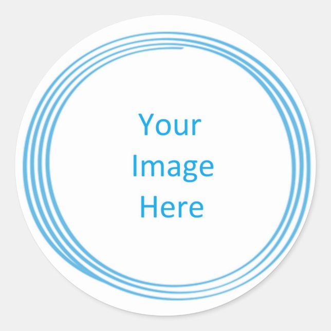 Pequenos adesivos Personalizados do Círculo liso d (Frente)