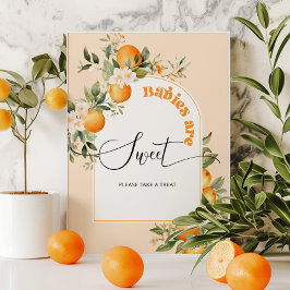 Pequenos arcos bonecos são Poster doce