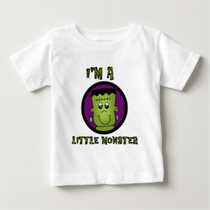 Pequenos Camisetas de Halloween monstros e present