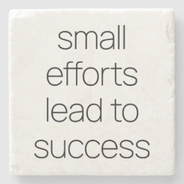 Pequenos Esforços Porta copos de Pedra Marble