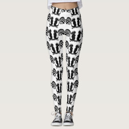 Pequenos Estranhos Engraçados Leggings Ano 2017