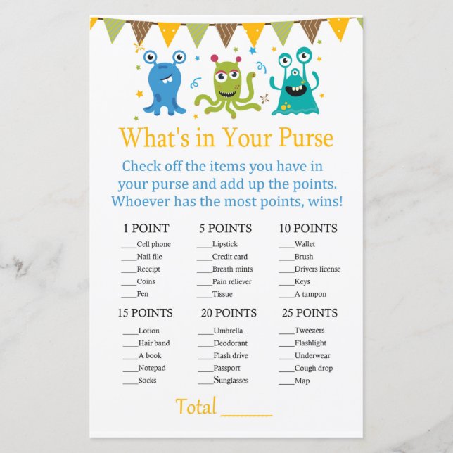 Pequenos Monstros Bonitos O que há no seu jogo de  (Frente)