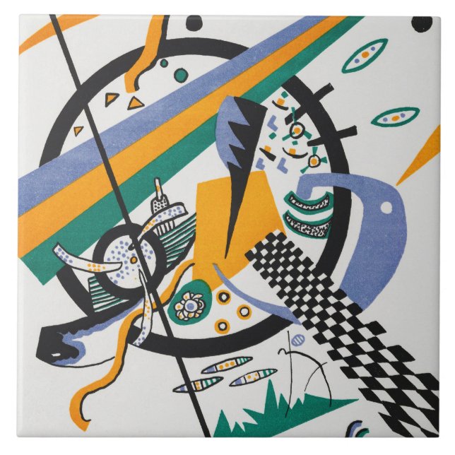 Pequenos mundos IV, Abstrato, Wassily Kandinsky (Frente)