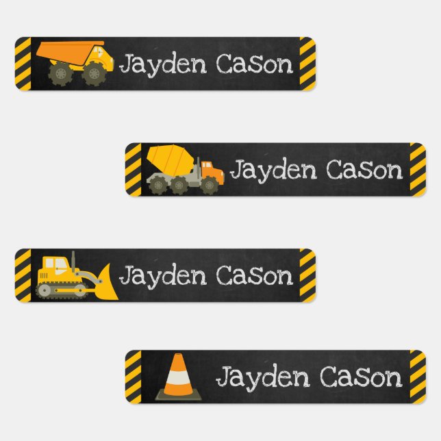 Pequenos Nomes de etiqueta para crianças - Vestuár (Grupo)