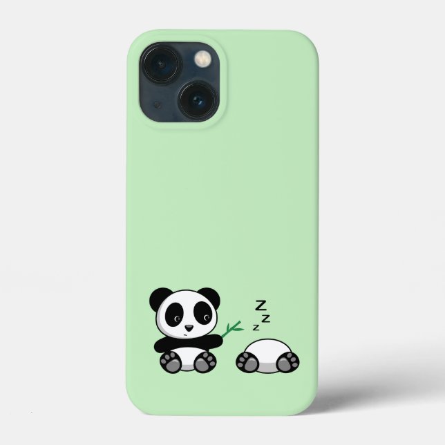 Pequenos Pandas Bonitos em Verde (Verso)