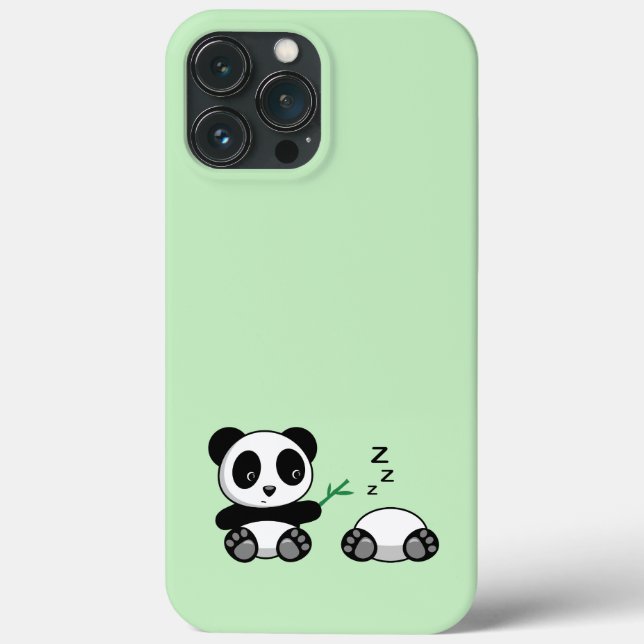 Pequenos Pandas Bonitos em Verde (Verso)