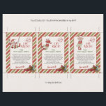 Pequenos Papais noeis e letras Elf DIY<br><div class="desc">Minúsculas letras de Elf e Papais noeis para meus pequenos envelopes origami. Edite com seus detalhes ou use o botão "Design Using Design Tool" (Uso da ferramenta ) para mover as coisas. Os envelopes origami (disponíveis separadamente) terão as minúsculas letras. O tamanho final das letras após a guarnição é 2,...</div>