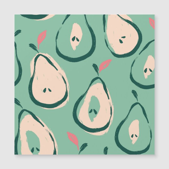 Peras de Verão: padrão de fruta fresco. (Frente)