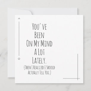 Percebi que devia dizer-te que estavas na minha me