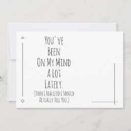 Percebi que devia dizer-te que estavas na minha me