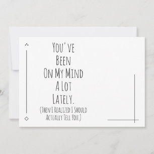 Percebi que devia dizer-te que estavas na minha me