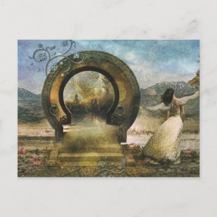 Percorrendo Cartão Postal de Divindade