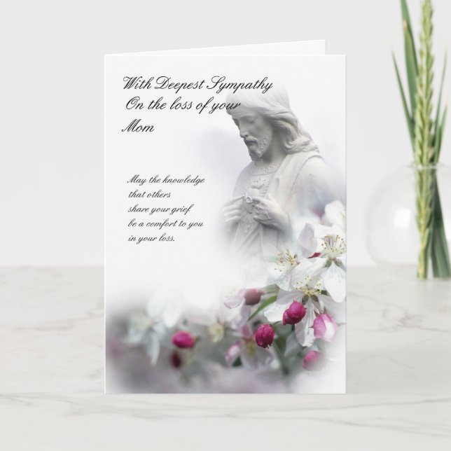 Perda de Cartão de condolências da mãe (Frente)