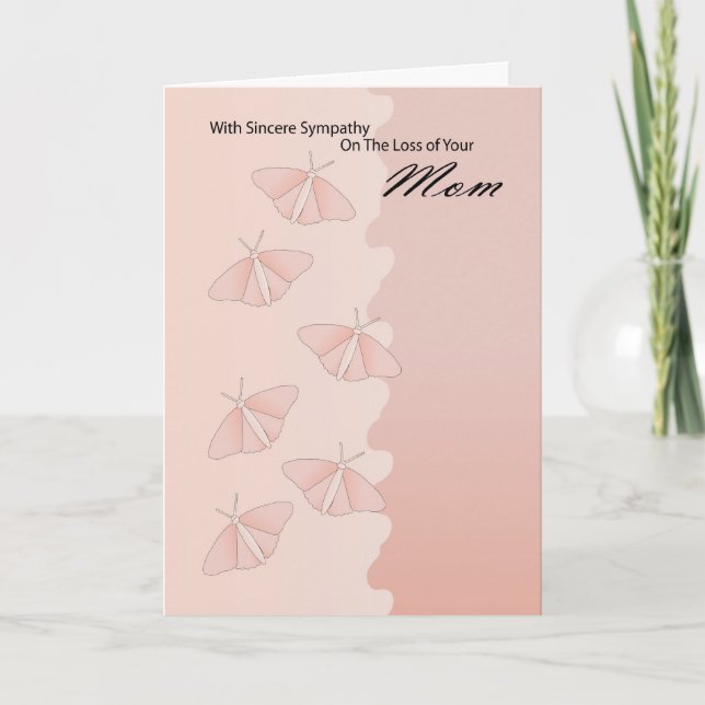 Perda de Cartão de condolências da mãe (Frente)