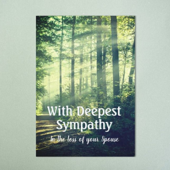 Perda De Cartão de condolências De Cuidados Cônjug (Criador carregado)