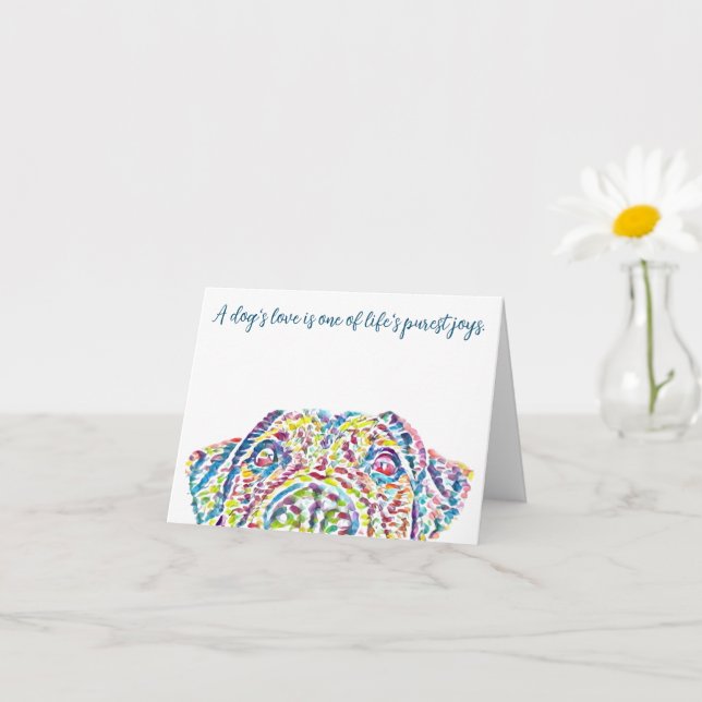 Perda de Cartão de condolências de Pet (Planta pequena)