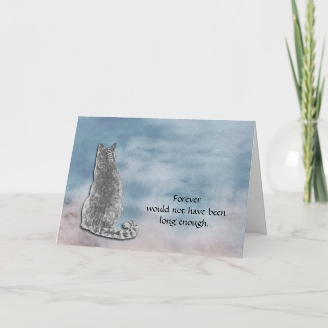 Perda de Cinza por Cartão de Condolência de Simpat (Frente)