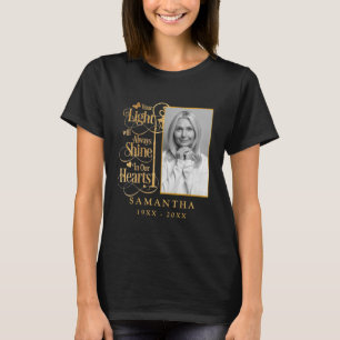 Perda De Foto Personalizada Da Mãe Camiseta Memori