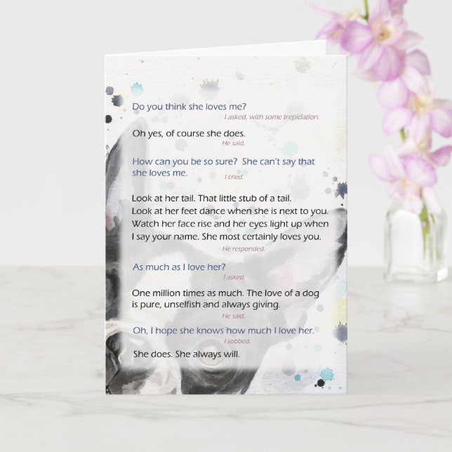 Perda de um cartão de animais de companhia (Orquídea)