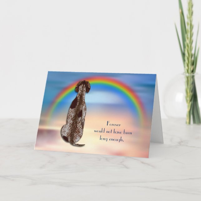 Perda do Cartão de condolências Arco Arco-Íris de  (Frente)