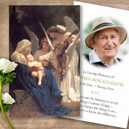 Perda funerária Cartões de condolências de oração 