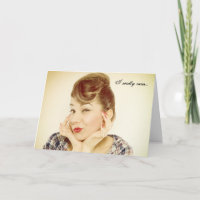 Perder o seu cartão de saudação de tela retrorativ