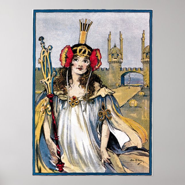 Perdida Princesa de Oz Poster (Frente)